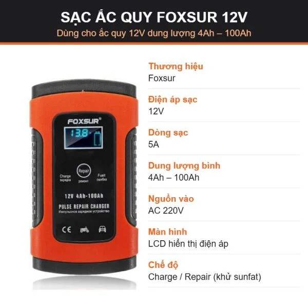 sac-binh-ac-quy-foxsur-12v-100ah-thong-so
