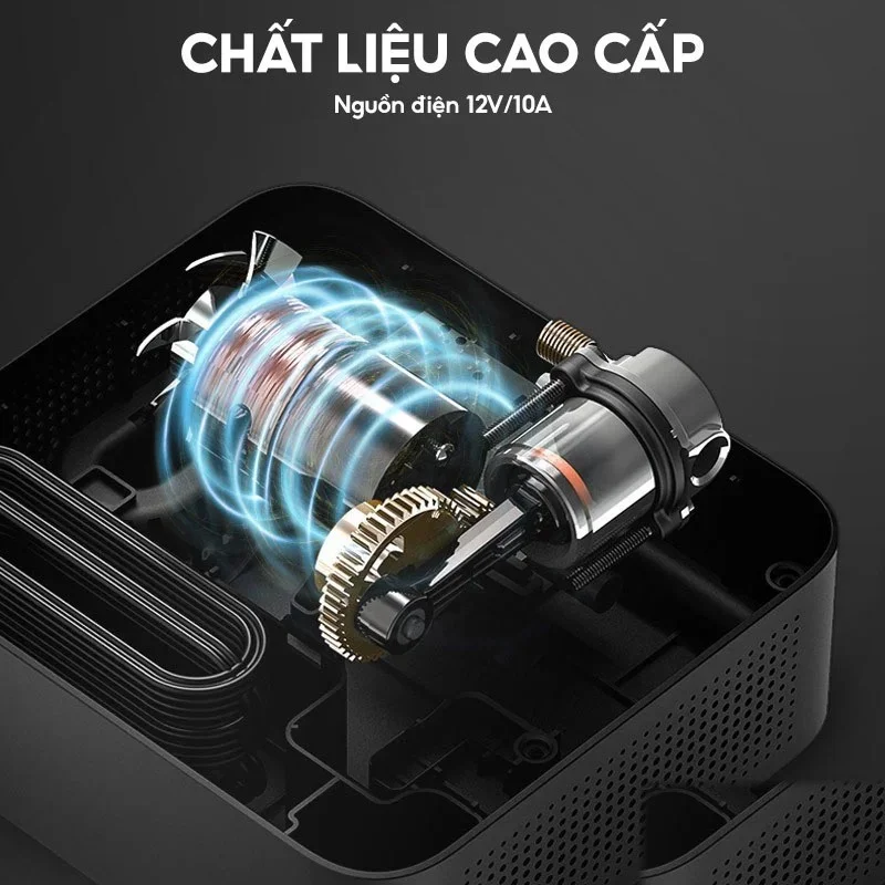 Động cơ bên trong bơm lốp ô tô Toyota