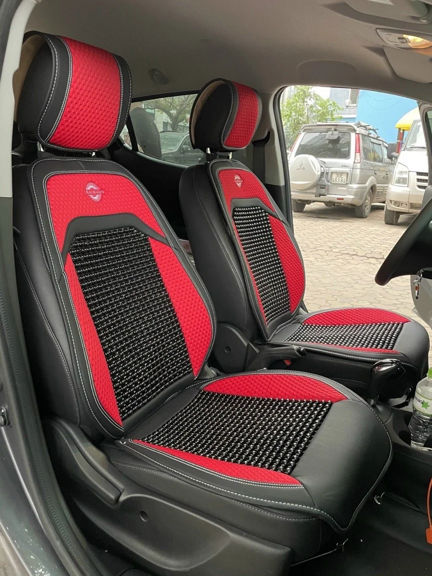 LÓT GHẾ Ô TÔ HẠT GỖ KINGCAR CAO CẤP THOÁNG KHÍ